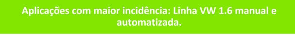 aplicações com maior incidência