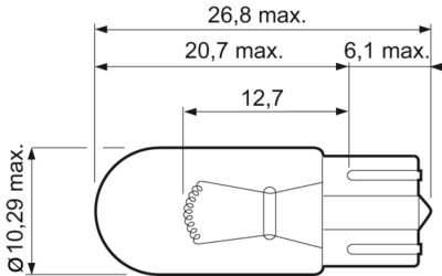 Lâmpada, luz de seta ESSENTIAL