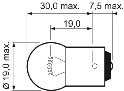 Lâmpada, luz de seta ESSENTIAL