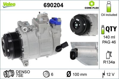 Compressor, ar condicionado