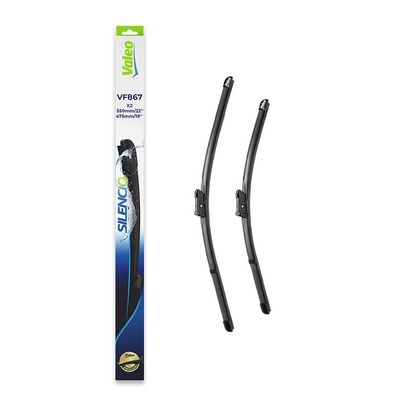 Limpiaparabrisas SILENCIO FLAT BLADE SET