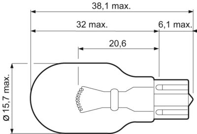 Lâmpada, luz de seta ESSENTIAL