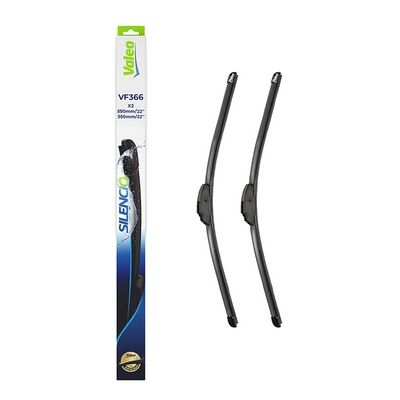 Limpiaparabrisas SILENCIO FLAT BLADE SET