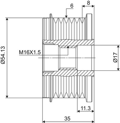 Rueda libre alternador VALEO NEW SPARE PART