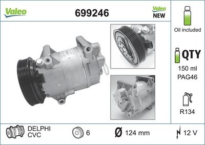 Compressor, ar condicionado
