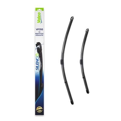 Palheta do Limpador de para-brisas SILENCIO FLAT BLADE SET