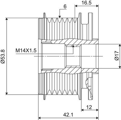 Rueda libre alternador VALEO NEW SPARE PART