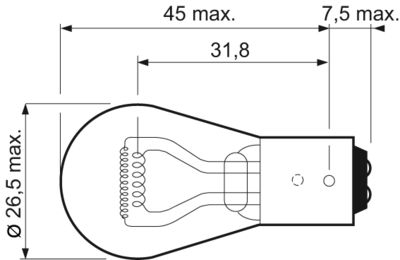Lâmpada, luz de seta ESSENTIAL