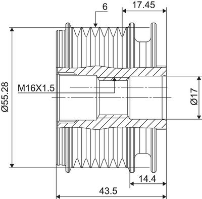 Rueda libre alternador VALEO NEW SPARE PART