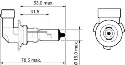 Lâmpada, farol de longo alcance ESSENTIAL