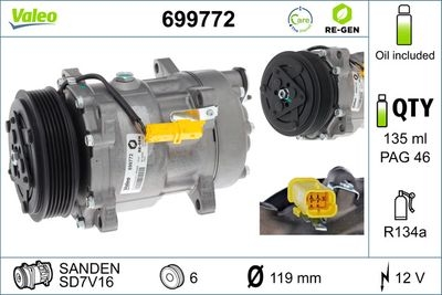 Compressor, ar condicionado