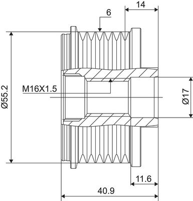 Rueda libre alternador VALEO NEW SPARE PART
