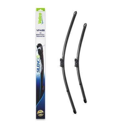 Palheta do Limpador de para-brisas SILENCIO FLAT BLADE SET